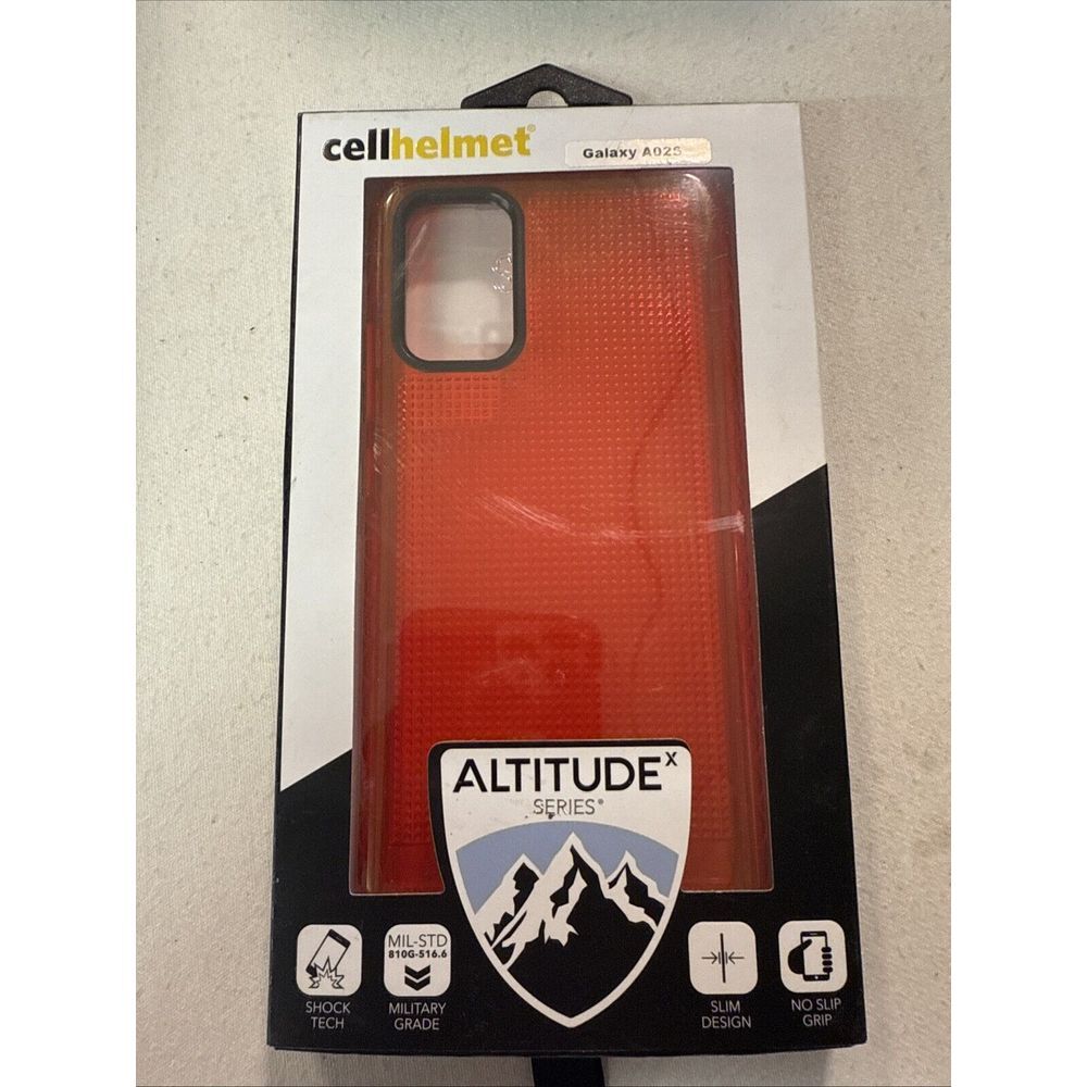 Cellhelmet Samsung Galaxy A02S Red Phone Case